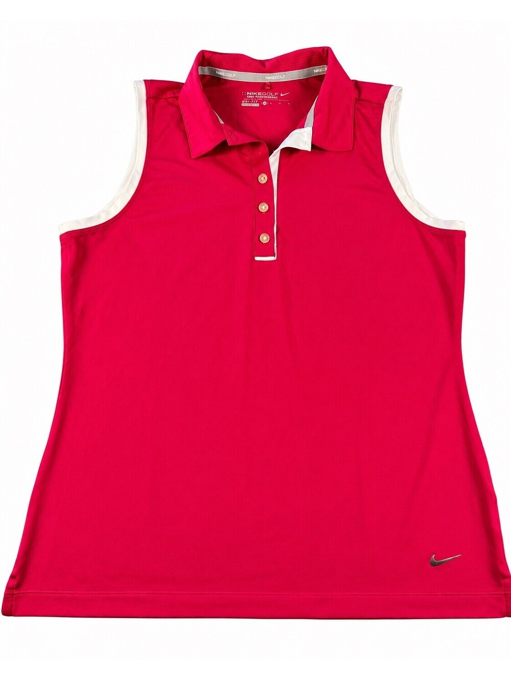 Nike Golf Tour Performance Dri-FIT Sleeveless Polo Shirt Medium